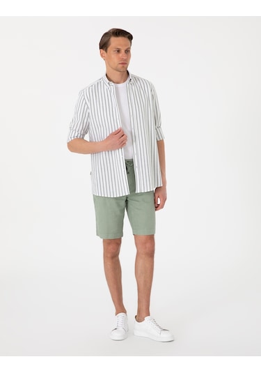 Pierre Cardin Erkek Haki Gömlek Desenli 50307093-vr027 Haki