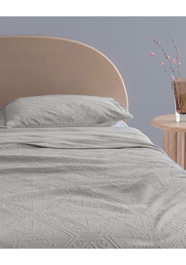 Marjolaina Çift Kişilik Yatak Örtüsü Yo0000000062 Beyaz