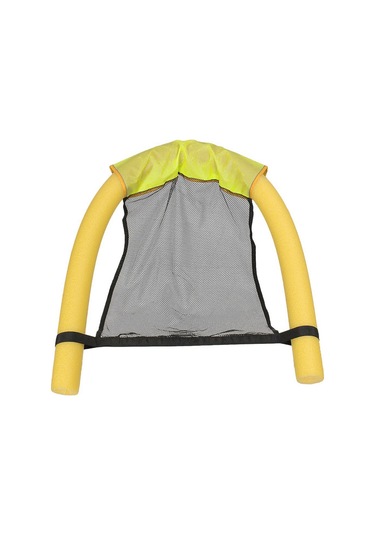 Geeroyoo Havuz Şezlongu: Çocuk Ve Yetişkinler İçin Şişme Yüzme Yatağı, Sarı Renk, 65mm Çap X 1500mm Uzunluk Sarı