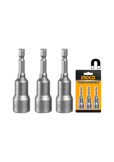 Ingco AMN1231 Manyetik Somun Adaptörü Seti 12 MM