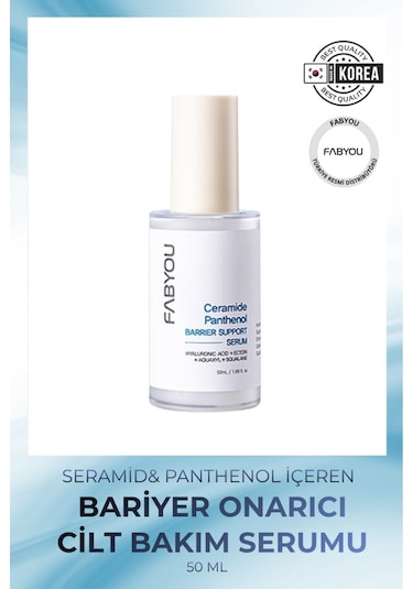 Seramid Ve Panthenol İçeren Bariyer Yüz Serumu