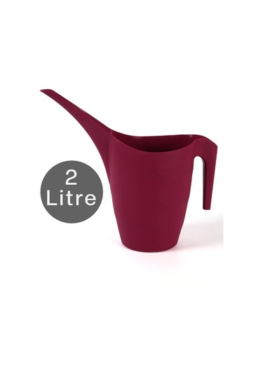 Çiçek Sulama Kabı Bitki Sukulent Ağaç Kaktüs Sulama Plastik Vişne 2 Litre