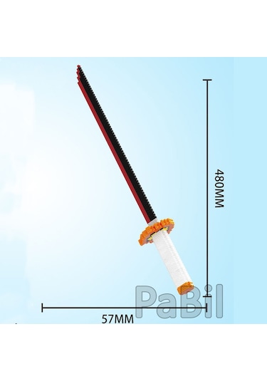 Kimetsu No Yaiba - Demon Slayer 353 Parça Figür Katana - Kyojuro