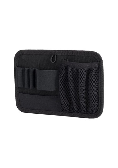 Hangfox Siyah Nilon Taktik Çanta İç Inserti - Modüler Ağızlı Çantalar İçin, El Feneri, Kalem, Anahtar Vb. Küçük Eşyalar İçin Organizatör Panel 19x13cm