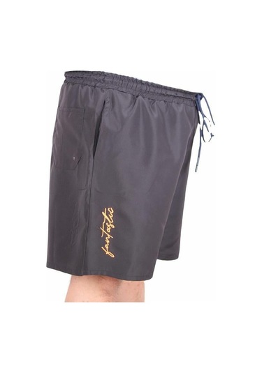 Starbattal Büyük Beden Deniz Şortu Fantastic 25660 Sıyah Siyah