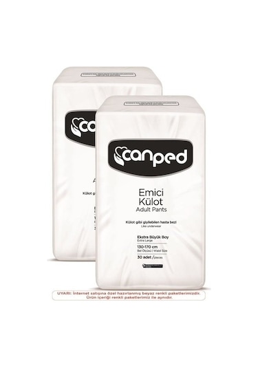 Canped Emici Külot Extra Büyük Boy Large 60 Adett PKT.CANPED.067 XL