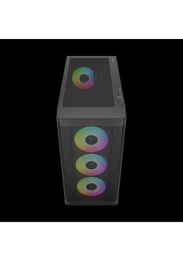 Gamdıas Athena M3, 850w, 80+ Bronze, Tempered Glass, Type-c, Mesh Ön Panel, Argb, Atx, Gamıng Kasa