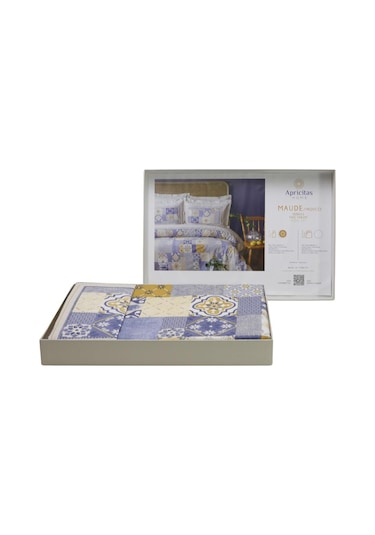 Apricitas Home Maude Tek Kişilik Pike Takımı Indigo