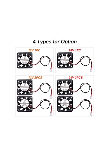 Springsun 2 Adet 40x40x10mm 12v Soğutma Fanı - Bıgtreetech 4010 Modeli