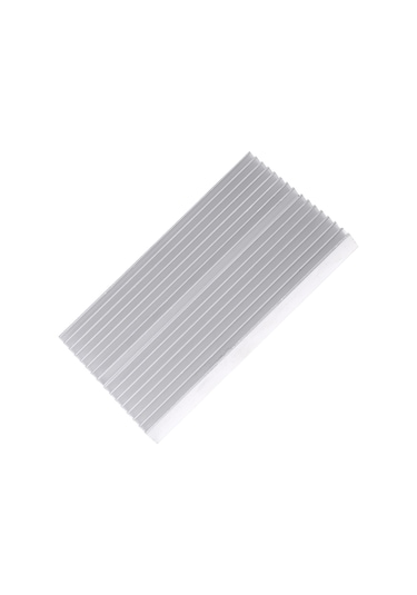 Fosenze Alüminyum Isı Sink 100x60x10mm - Yüksek Soğutma Kapasitesi, Dayanıklı Malzeme İle Elektronik Cihazlar İçin Uygun