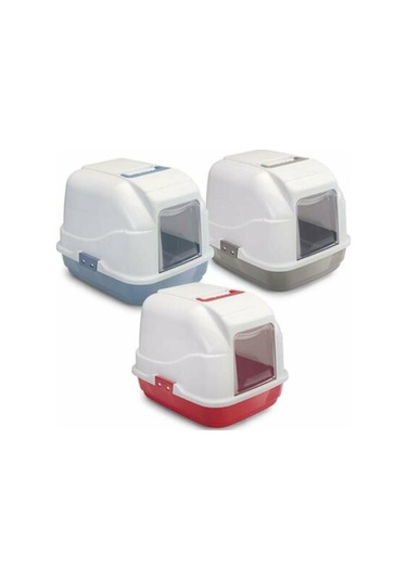 Imac My Cat Kapalı Kedi Tuvaleti 50 x 40 x 40 CM Çok Renkli