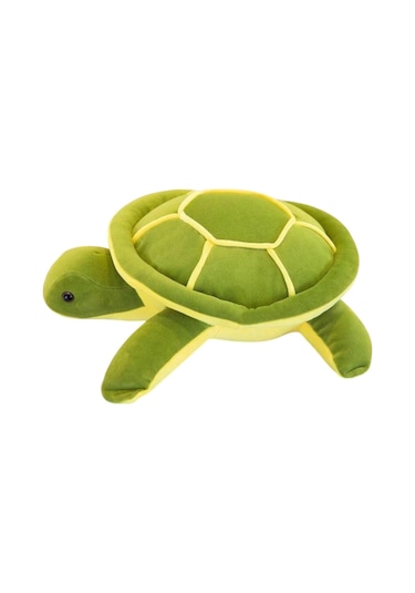 Sevimli Kaplumbağa Peluş Oyuncak 60 Cm Kaliteli Peluş Kumaş Dev Kaplumbağ Yeşil