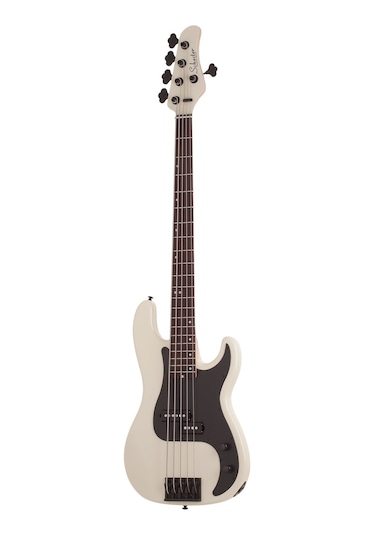 Schecter P-5 5 Telli Bas Gitar Ivory