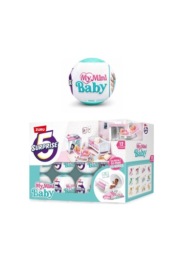 1 Adet Aksesuarlı Sürpriz Mini Baby Babek Paket - 1 Adet - 9.5 Cm