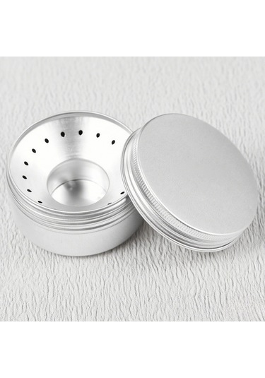 Jeemson Kompakt Alüminyum Alkol Ofen 80ml + Büyük Boy Çelik 2 Parça Rüzgar Engeli Seti - Kamp, Yürüyüş, Acil Kullanım İçin, Temiz Isıtma Kaynağıyla Pişirme, Kaynatma, Kavurma Gümüş