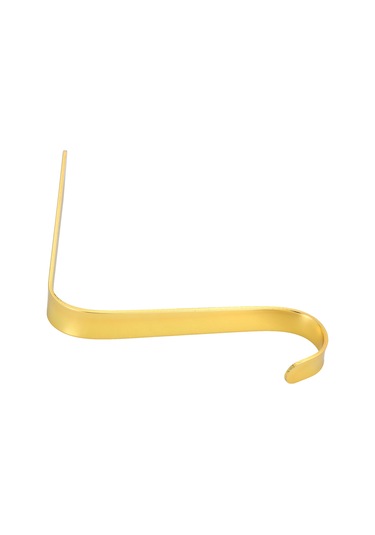 Mufunye Altın Metal Noel Çorap Tutucu - 1 Adet, 10 Lbs Yük Kapasitesi