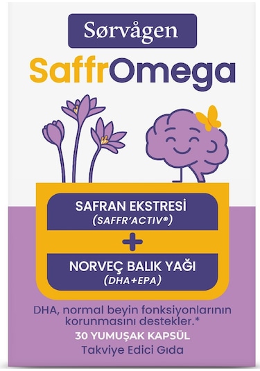 Sorvagen Saffromega Safran Ve Omega3 -30 Yumuşak Kapsül