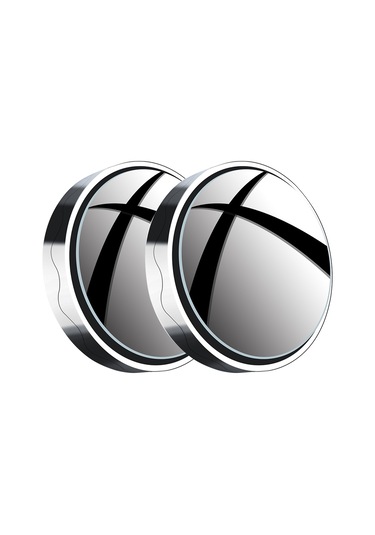 Neevoyu Araç Geri Görüş Ayna Seti: Süper Tutuculu 150 Krvatur Geniş Açı, 360 Ayarlanabilir, Kör Nokta Gözlem, Cam-abs, Gümüş 1 Çift