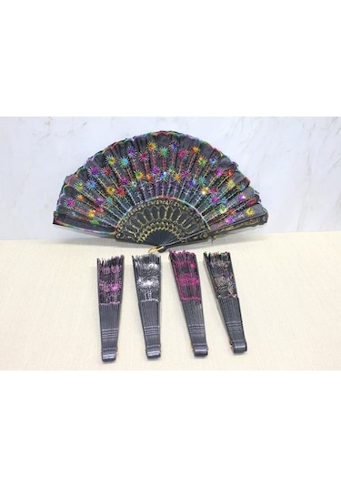 Plastik Yelpaze Model 3 Çok Renkli