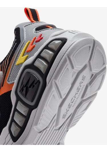 Skechers Light Storm 3 Büyük Erkek Çocuk Gri Işıklı Spor Ayakkabı 400151l Slbk Gri