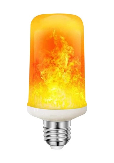 9w Led Alev Efektli Lamba, E27 Duy. Noel, Ev, Otel, Bar Ve Festivaller İçin Titrek Alev Efektli Dekoratif Ortam Işığı.