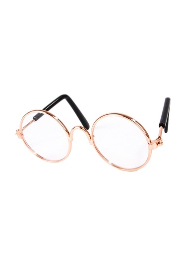 Geekyou Kedi Köpek Güneş Gözlüğü - Renkli Yansımalı Metal Çerçeve Pet Moda Aksesuarı