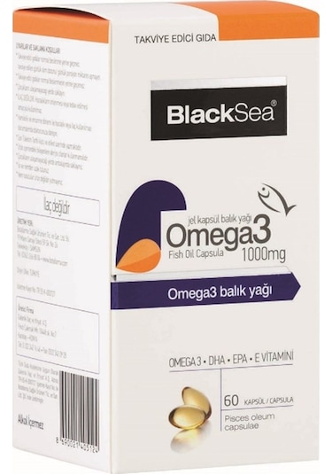 Black Sea-Gt Omega 3 60 Kapsül