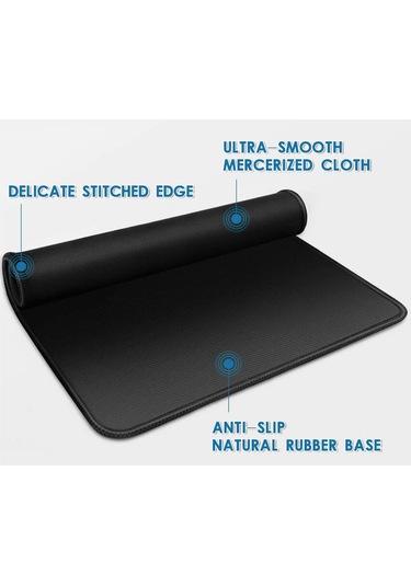 Mousepad Kaydırmaz Koku yapmaz 1.5mm Kalınlık Mouse Pad 18 x 22 CM