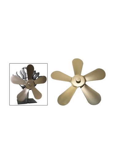 Homyl Şömine Fanı Yedek Bıçakları Isı Enerjili Bakır