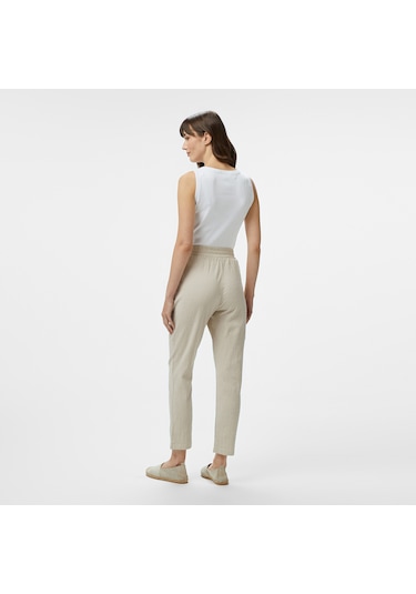 Nautica Kadın Bej Regular Fit Pantolon Düz 45p310t Bej