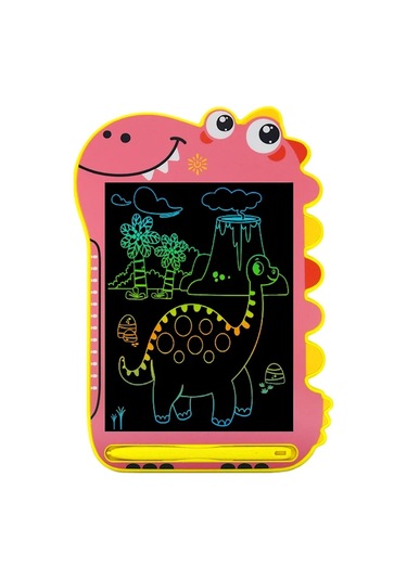 Dinozor Lcd Yazma Tableti 8.5 İnç Sıcak Satış Dijital Yazma Tablet Fabrika Fiyat Elektronik Çizim Ku Pembe