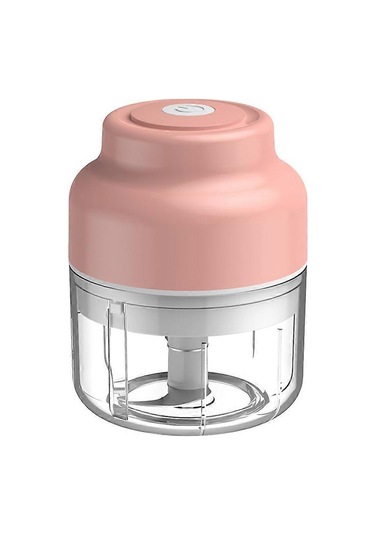 Sarımsak Ezici Kırıcı Elektrikli Mutfak Gıda Doğrayıcı Usb Taşınabilir Kıyma Makinesi Sebze Doğrayıcı Mutfak Aletleri İçinpembe Siyah