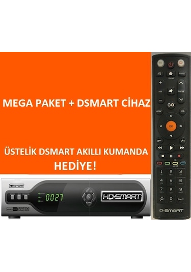 Dsmart Kutu Paket Kampanyası Mega Paket