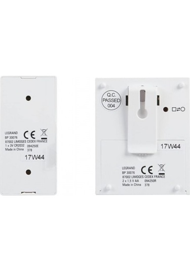 Legrand 094250 Kablosuz Zil Duracell Pil Dahil