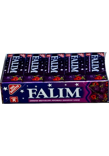 Falım Orman Meyveleri Aromalı Şekersiz Sakız 20 x 7 G