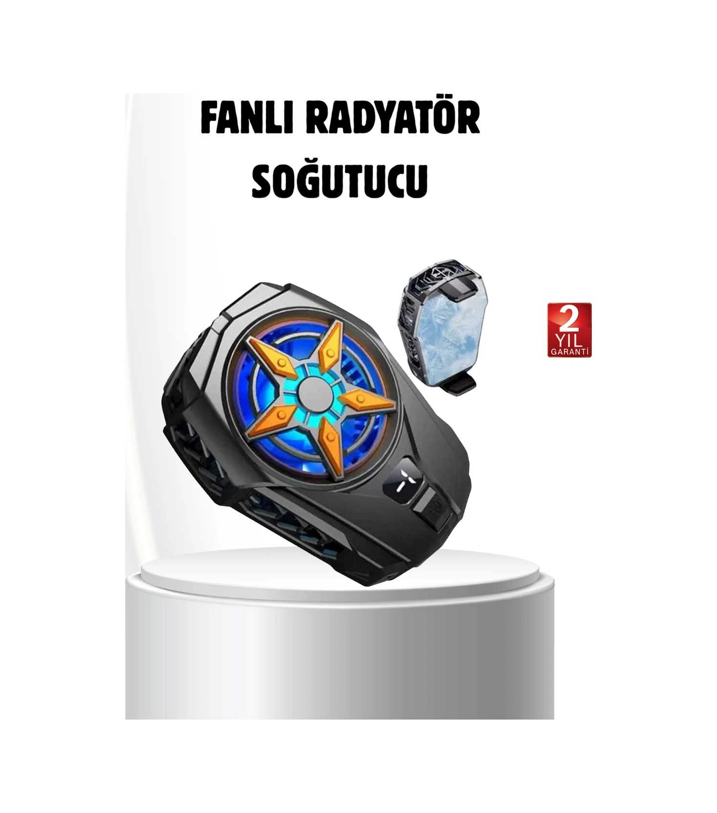 Oyun Telefonu Soğutucu Fan Sessiz Kompakt Soğutma