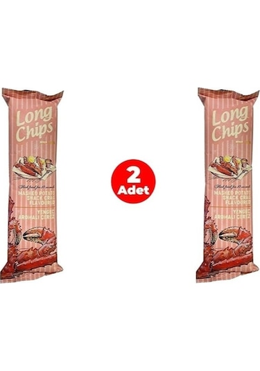 Long Chips Yengeç Aromalı Patates Cipsi 75 G 2 Adet