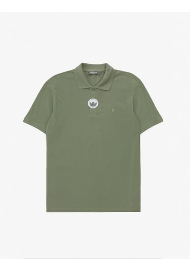 Pierre Cardin Erkek Haki Tişört Basic 50325312-vr027