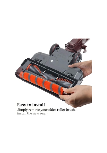 Philips Fc6822/6823/6827/6908/6906 Elektrikli Süpürge Rulo Fırçası Turuncu Siyah İçin