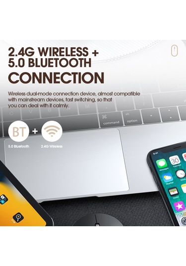 Cbtx T-Wolf X2 Şarj Edilebilir Bluetooth Sessiz Mouse