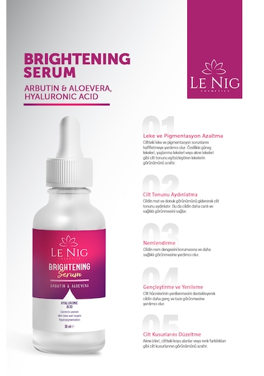 Le Nig Aydınlatıcı ve Cilt Tonu Eşitleyici Serum 30 ML