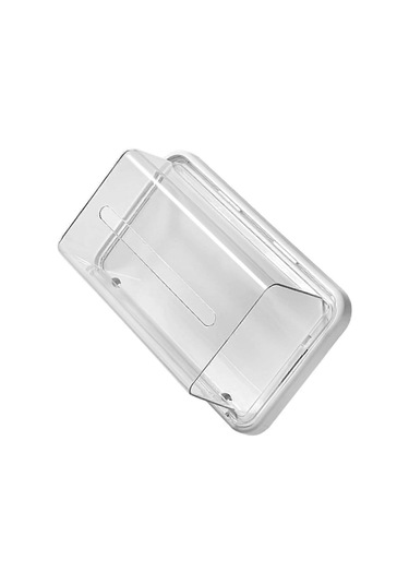 Çok İşlevli Mendil Kutusu, Benzersiz Mendil Kutusu, Düzenli Bir Ev Veya Restoran İçin Kağıt Saklama Tutucu, Beyaz.