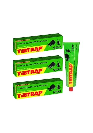 Tibtrap Zehirsiz Kuvvetli Fare Yapışkanı 3 x 125 ML