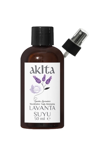 Akita Doğal Yağ Alınmamış Lavanta Suyu 50 ML