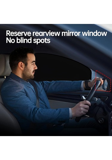 Maiyame Araç Pencere Manyetik Gölgelik Seti: Tam Gölgeleme & Uv Koruma, 4 Adet Sürücü+yardımcı+2 Arka , Evrensel Kullanım, Gizlilik Sağlar