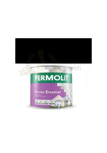 Permolit Enamel Siyah Sentetik Yağlı Boya 0.75 Lt.