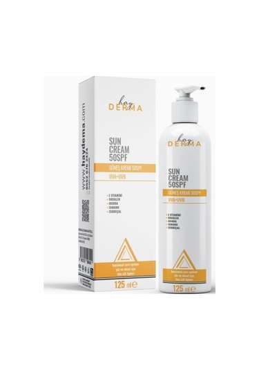 Hay Derma Spf 50 Su Bazlı Yağsız Güneş Kremi 125 ML