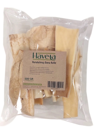 Haveta Kurutulmuş Dana Kelle Derisi 500gr