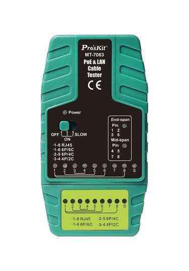 Proskit Mt-7063 Poe Ve Lan Kablo Test Cihazı