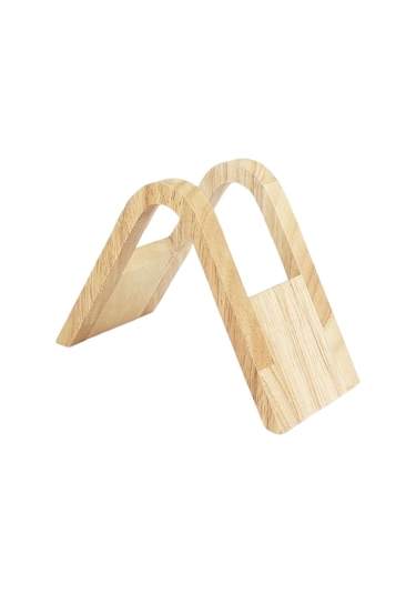 Suntek Fan Şekli Kahve Filtre Kağıdı Tutucu Raf Tezgah Üstü Ofis Stil A Ahşap Standı